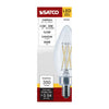 SATCO S12115 - 4.5W, Torpedo LED Bulb, E14 Base ,3000K, 120V - Clear