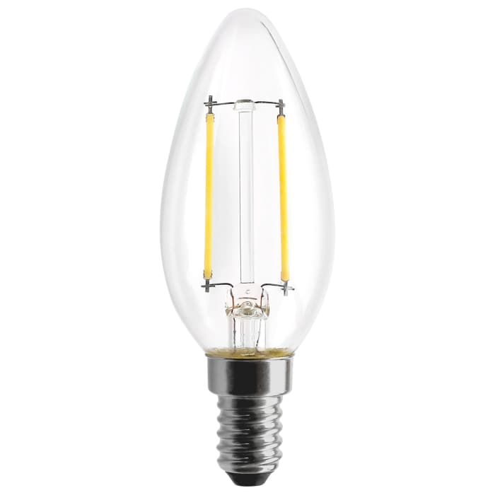 SATCO S12116 - 4.5W, Torpedo LED Bulb, E14 Base,4000K, 120V - Clear
