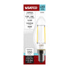 SATCO S12116 - 4.5W, Torpedo LED Bulb, E14 Base,4000K, 120V - Clear