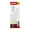 SATCO S12117 - 4.5W, Torpedo LED Bulb, E14 Base, 3000K, 120V - Frosted