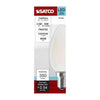 SATCO S12118 - 4.5W, Torpedo LED Bulb, E14 Base, 4000K, 120V - Frosted