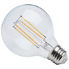 SATCO S12152 8W G25 LED Globe Bulb – 3000K Warm White, E26 Base