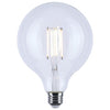 SATCO S12155 - 8W G40 LED Globe Bulb – 3000K Warm White, E26 Base, Dimmable