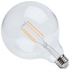 SATCO S12155 - 8W G40 LED Globe Bulb – 3000K Warm White, E26 Base, Dimmable