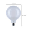 SATCO S12155 - 8W G40 LED Globe Bulb – 3000K Warm White, E26 Base, Dimmable