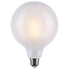 SATCO S12156 - 8W G40 LED Globe Bulb – 3000K Warm White, E26 Base, Dimmable