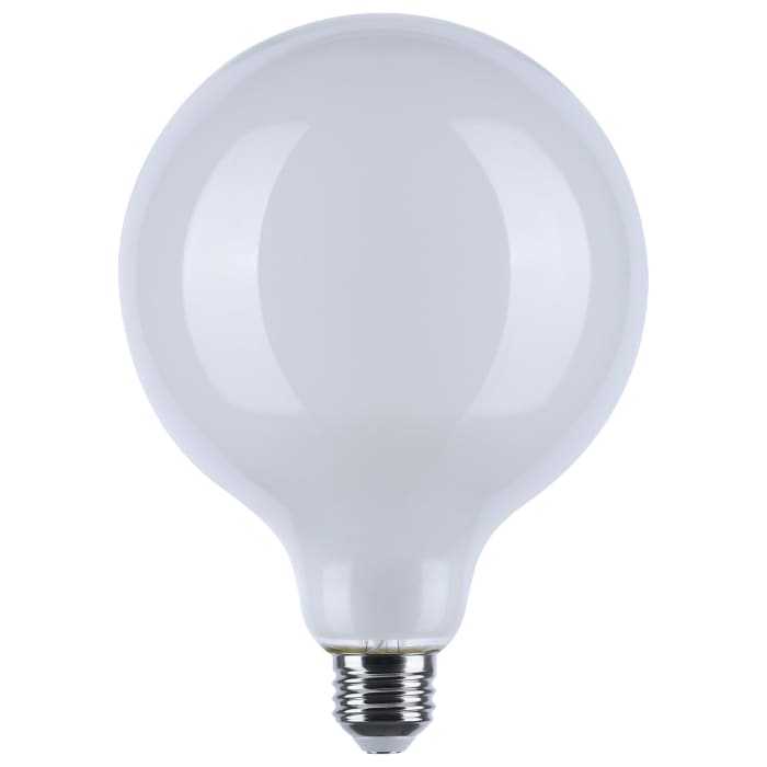 SATCO S12156 - 8W G40 LED Globe Bulb – 3000K Warm White, E26 Base, Dimmable