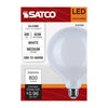 SATCO S12156 - 8W G40 LED Globe Bulb – 3000K Warm White, E26 Base, Dimmable