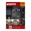 SATCO S12156 - 8W G40 LED Globe Bulb – 3000K Warm White, E26 Base, Dimmable