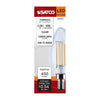 SATCO S12157 4.5W B11 LED Bulb – 3000K Warm White, E12 Candelabra Base, Clear Glass