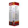 SATCO S12157 4.5W B11 LED Bulb – 3000K Warm White, E12 Candelabra Base, Clear Glass