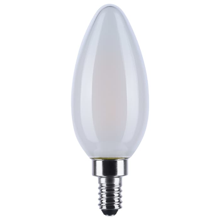 SATCO S12158 - 4.5W B11 LED Bulb – 3000K Warm White, E12 Base