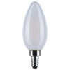 SATCO S12158 - 4.5W B11 LED Bulb – 3000K Warm White, E12 Base