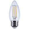 SATCO S12159 - 4.5W B11 LED Bulb – 3000K Warm White, E26 Base