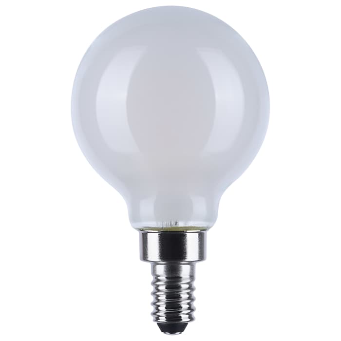 SATCO S12162 4.5W G16.5 LED Bulb – 3000K Warm White, E12 Base
