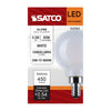 SATCO S12162 4.5W G16.5 LED Bulb – 3000K Warm White, E12 Base