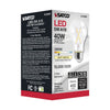 SATCO S12409 5W A19 Clear LED Bulb – E26 Base, 3000K, 120V