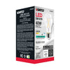 SATCO S12410 5W A19 Clear LED Light Bulb – E26 Base, 4000K Cool White, 120V