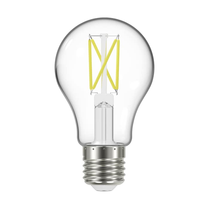 SATCO S12411 - 5W A19 Clear LED Bulb – E26 Base, 5000K, 120V