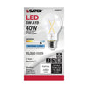 SATCO S12411 - 5W A19 Clear LED Bulb – E26 Base, 5000K, 120V