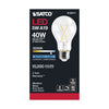 SATCO S12411 - 5W A19 Clear LED Bulb – E26 Base, 5000K, 120V