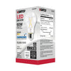 SATCO S12418 - 8W A19 Clear LED Light Bulb, E26 Base, 5000K, 120V