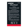 SATCO S12422 - 10.5W A19 Clear LED Light Bulb, E26 Base, 2700K, 120V