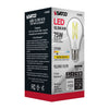 SATCO S12422 - 10.5W A19 Clear LED Light Bulb, E26 Base, 2700K, 120V