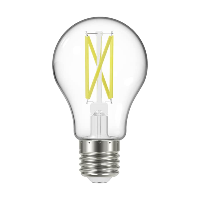 SATCO S12423 - 10.5W A19 Clear LED Bulb, E26 Base, 3000K, 120V