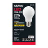 SATCO S12426 - 11W A19 LED Bulb – 2700K Soft White, E26 Base, 120V