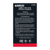 SATCO S12428 - 11W A19 LED Bulb – 4000K Cool White, E26 Base, 120V