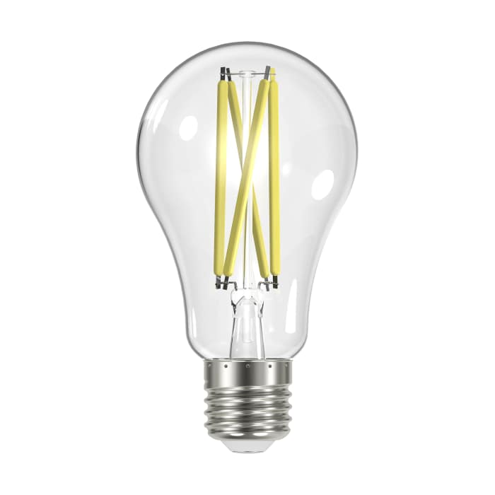 SATCO S12429 - 12.5W A19 Clear LED Bulb – E26 Base, 2700K, 120V