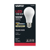 SATCO S12434 - 13.5W A19 LED Bulb – 3000K Soft White, E26 Base