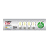 SATCO S12436 - 10.5W A19 Clear LED Light Bulb, 2700K Warm White, 120V – 4 Pack