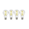 SATCO S12442 A19 Clear LED Light Bulb 12.5W 2700K – 4 Pack