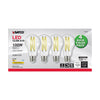 SATCO S12442 A19 Clear LED Light Bulb 12.5W 2700K – 4 Pack