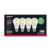 SATCO S12442 A19 Clear LED Light Bulb 12.5W 2700K – 4 Pack