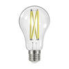 SATCO S12443 A19 LED Light Bulb 12.5W Clear 3000K 120V – 4 Pack