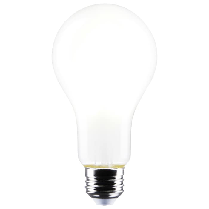 SATCO S12446 17W A21 LED Light Bulb – 5000K Daylight, Frosted, E26 Base, 120V
