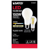 Satco S12447 18.5W A21 Frosted LED Bulb 3000K E26 120V