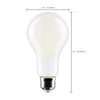 SATCO S12448 - A21- LED Light Bulb- 18.5W- 4000K- Cool White- E26 -120V-Frosted