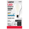 SATCO S12449 - 18.5W A21 LED Light Bulb 5000K E26 120V – Frosted
