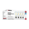 Satco S12465 - Filament 8 Watt A19 LED - Clear - 5000K - Medium Base - 120 Volt - 4-Pack
