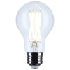 SATCO S12469 - 10.5W A19 Clear LED Bulb – E26 Base, 3500K, 120V
