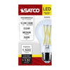 SATCO S12470 - 12.5W A19 Clear LED Bulb, E26 Base, 3500K, 120V