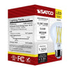 SATCO S12470 - 12.5W A19 Clear LED Bulb, E26 Base, 3500K, 120V