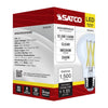 SATCO S12470 - 12.5W A19 Clear LED Bulb, E26 Base, 3500K, 120V