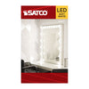 SATCO S12471 - G16.5 LED Globe Light Bulb – 3W, 3000K, Clear, E12 Base