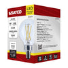 SATCO S12472 - G16.5 LED Light Bulb 4W 3500K Clear E12 Candelabra Base