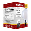 SATCO S12474 G16.5 LED Globe Bulb – 4.5W, 3000K, E12 Base, 120V